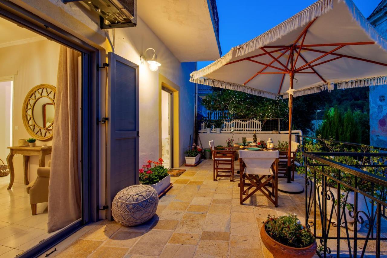 Marilu'S, Paxos Port House Apartman Gáiosz Kültér fotó