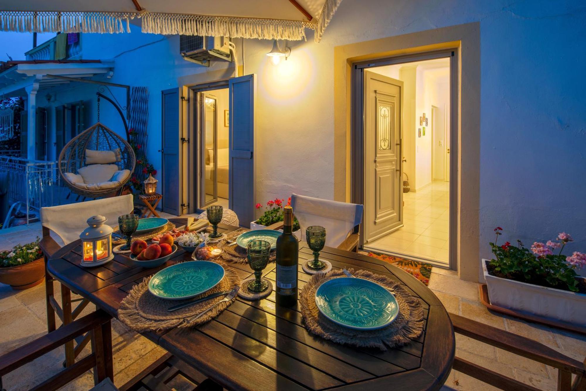 Marilu'S, Paxos Port House Apartman Gáiosz Kültér fotó