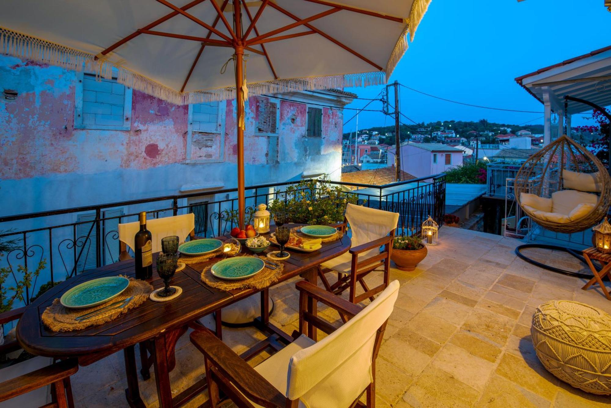 Marilu'S, Paxos Port House Apartman Gáiosz Kültér fotó